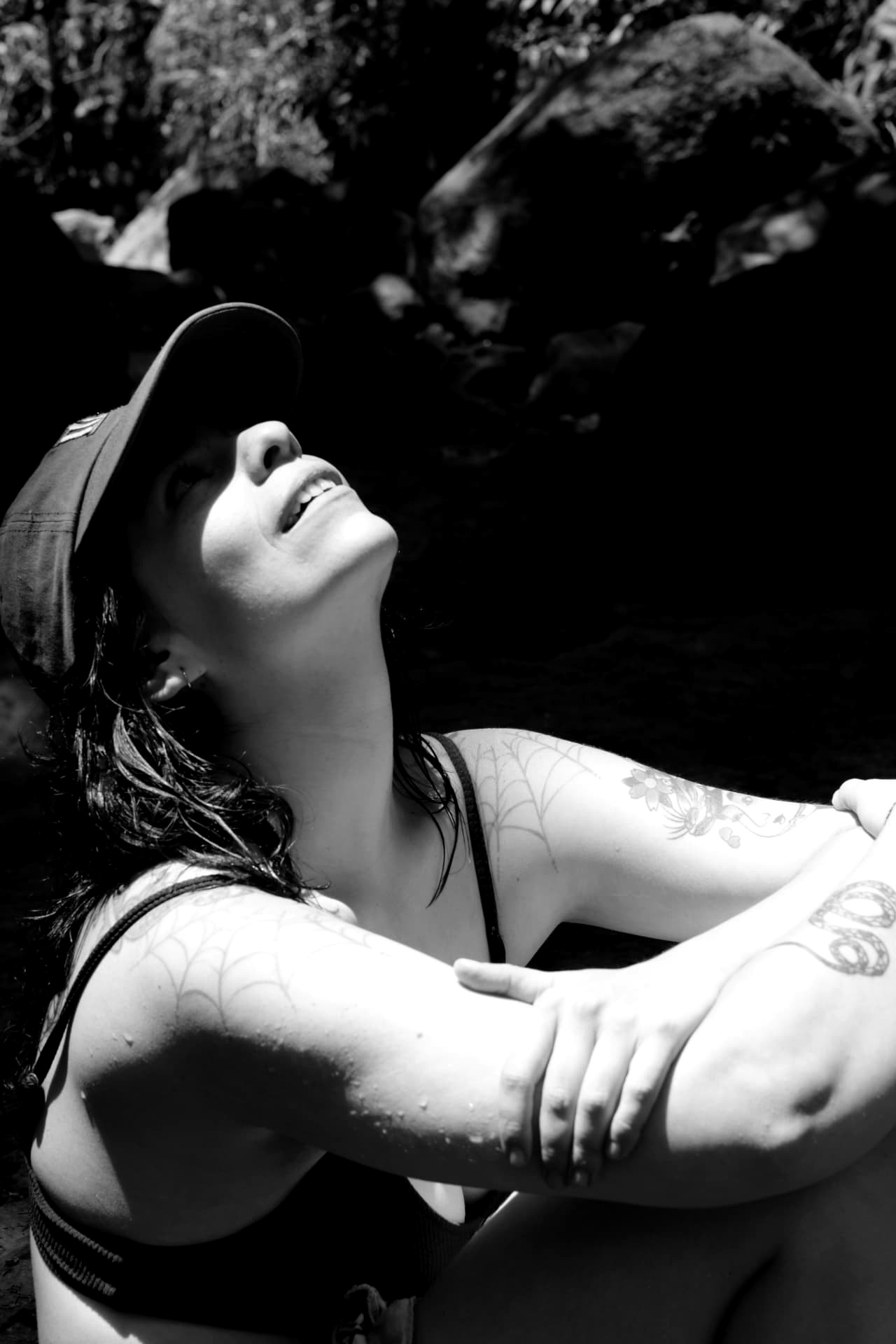 Daniela Santamaría en la naturaleza
